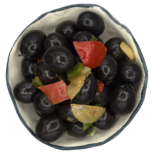 Aceitunas Negras Aliñadas